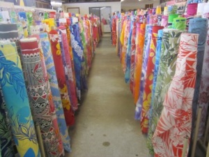 I bought a bit of fabric in Hilo, including some here at the Discount Fabric Warehouse.  We had a great visit to Kilauea Kreations II as well - great quilt shop!