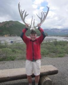 06 Denali National Park (91) JB and caribou antlers small